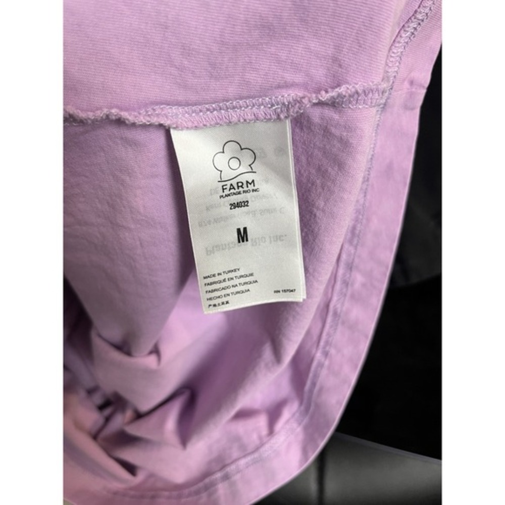 Farm Rio Women's Going Bananas Padded Shoulder Muscle Tee Size M - Picture 7 of 8
